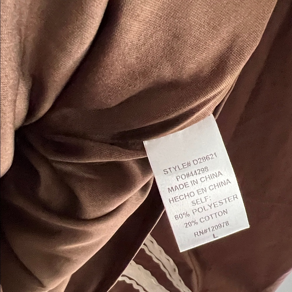 NWT Brown Entro Dress Large - Picture 11 of 15